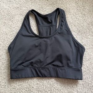 Fabletics Black Sports Bra with a Pocket